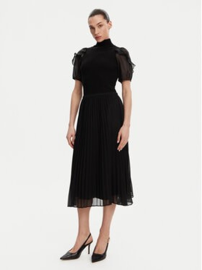 French Connection Spódnica plisowana 73DZ6 Czarny Regular Fit