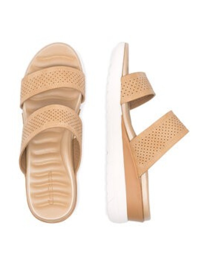 Clara Barson Klapki WYL05010-12 Beżowy