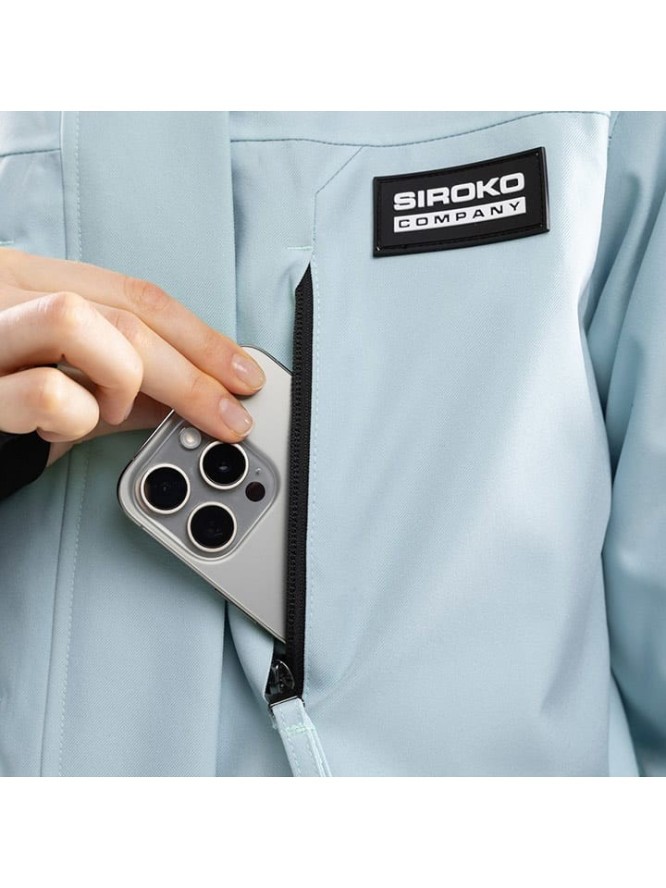 Siroko Kurtka narciarska "W4-W" w kolorze błękitnym rozmiar: L