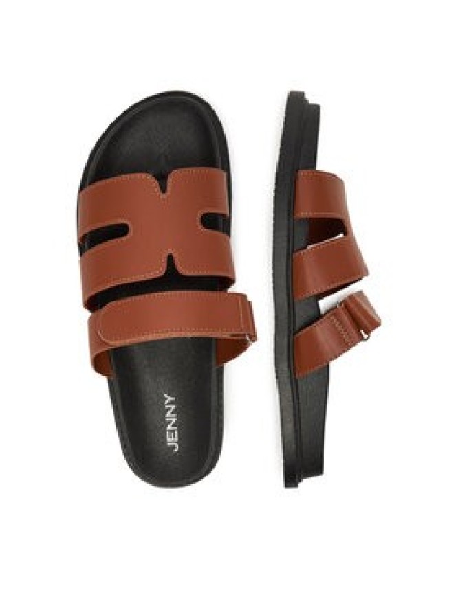 JENNY Klapki LB-P1941A-YLD Brązowy