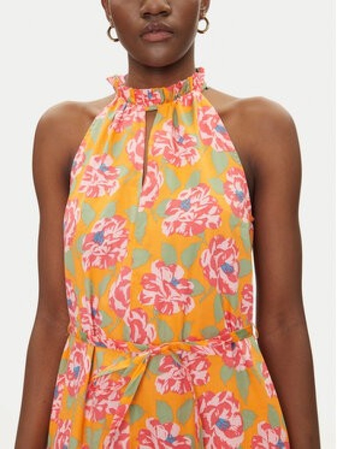 French Connection Sukienka letnia 71YQV Pomarańczowy Regular Fit