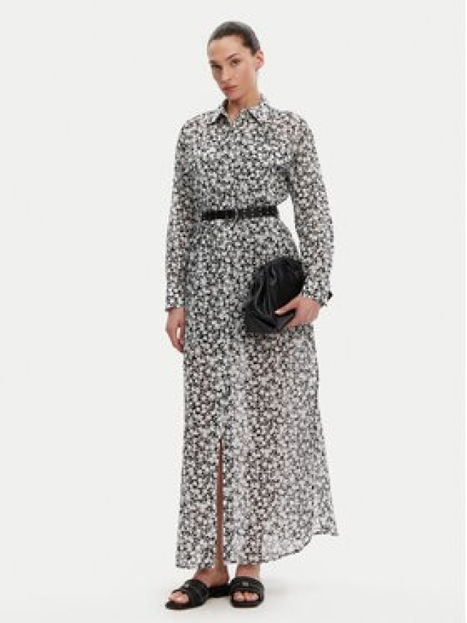 MICHAEL Michael Kors Sukienka koszulowa MS582UXH7F Czarny Relaxed Fit