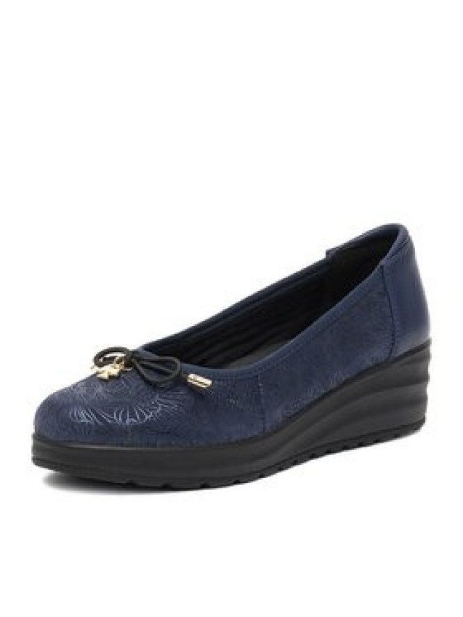 Go Soft Baleriny CEO-WI16-3243-02 Granatowy