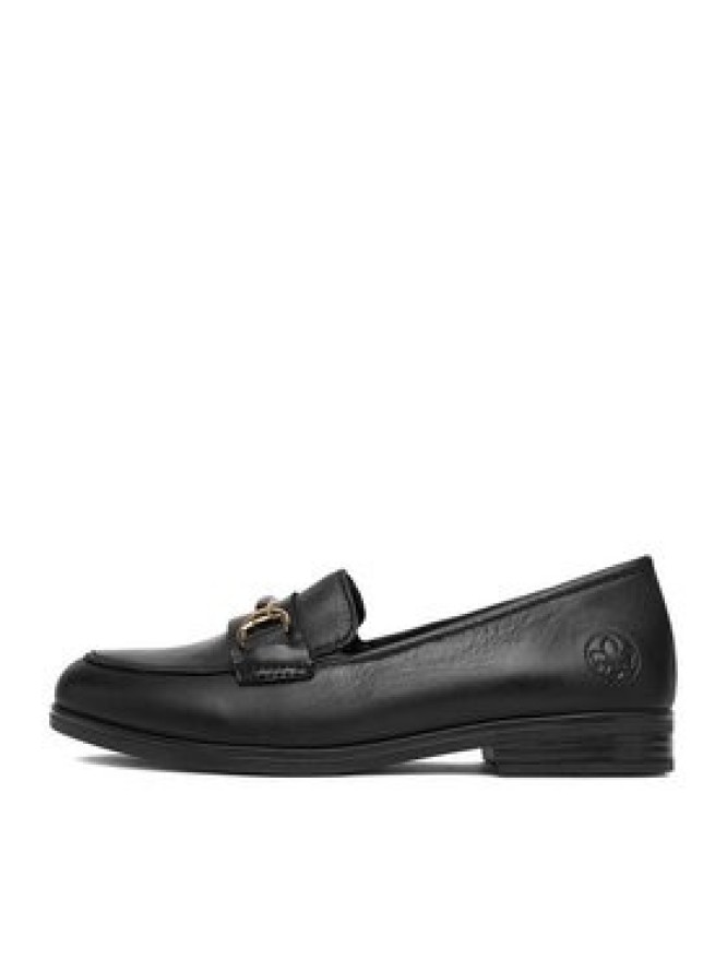Rieker Loafersy 46262-01 Czarny