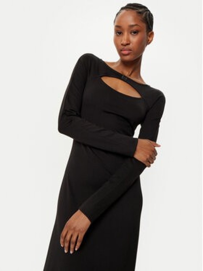 Armani Exchange Sukienka koktajlowa XW000092 AF10805 UC001 Czarny Slim Fit