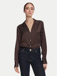 Guess Koszula W6YH23 W2946 Brązowy Regular Fit