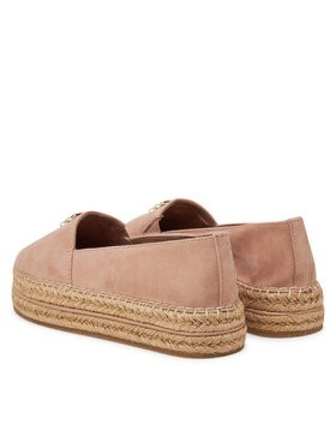 Tommy Hilfiger Espadryle Suede Platform Espadrille FW0FW08586 Beżowy