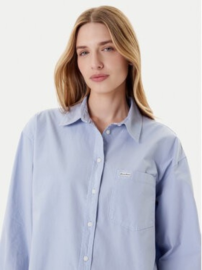 Guess Jeans Koszula W4YH22 WGCF1 Niebieski Relaxed Fit