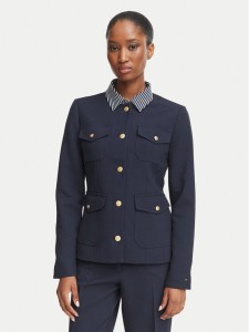 Tommy Hilfiger Marynarka WW0WW51728 Granatowy Slim Fit