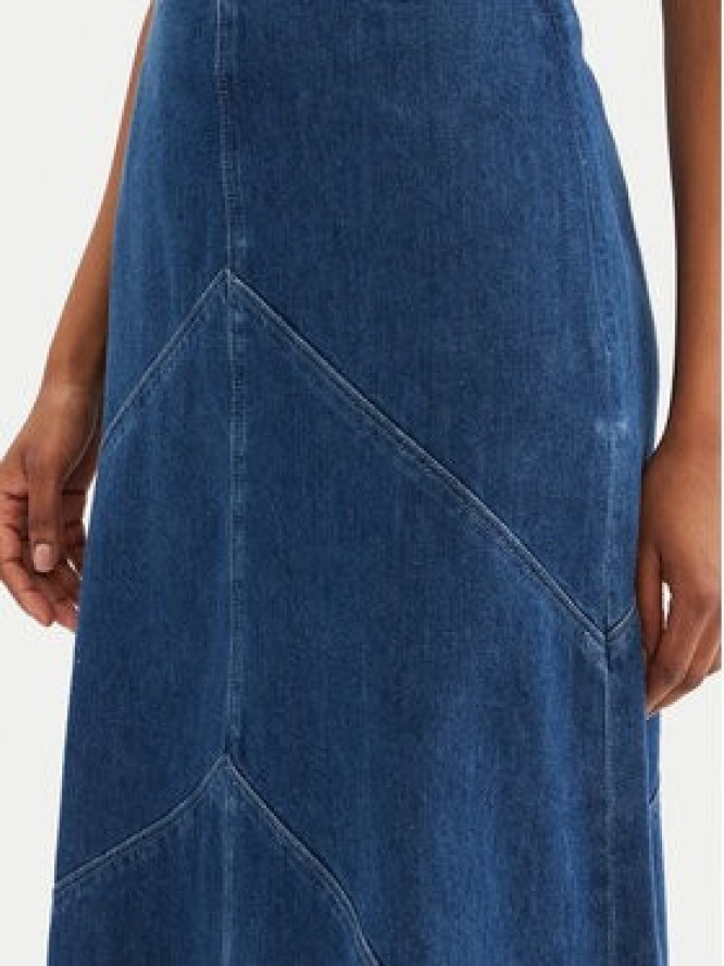 Bruuns Bazaar Spódnica jeansowa Eleen BBW4465 Niebieski Regular Fit