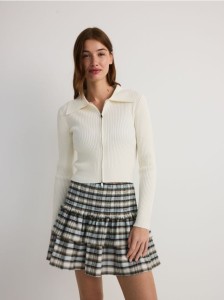 Bawełniana spódnica mini - wielobarwny