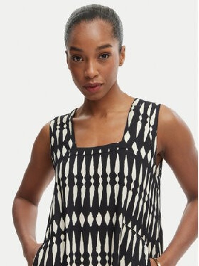 Iconique Sukienka letnia Elsie IC26-111 Czarny Regular Fit