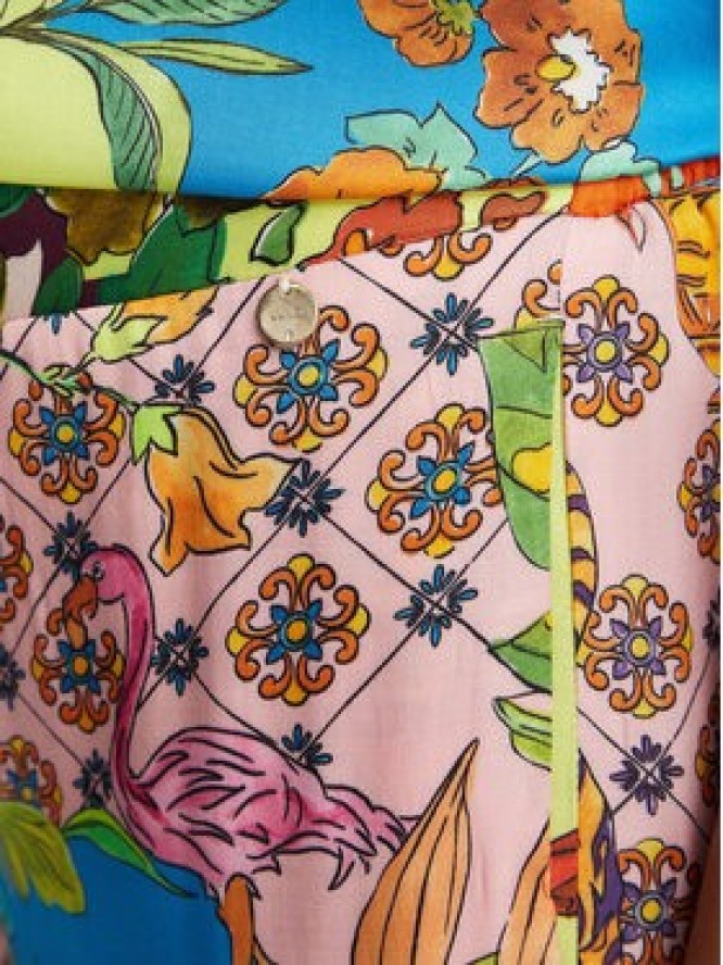 Liu Jo Spodnie materiałowe WA6484 T473A Kolorowy Relaxed Fit