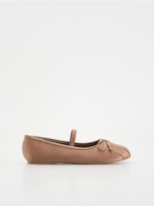 Baleriny z kokardą - jasnofioletowy