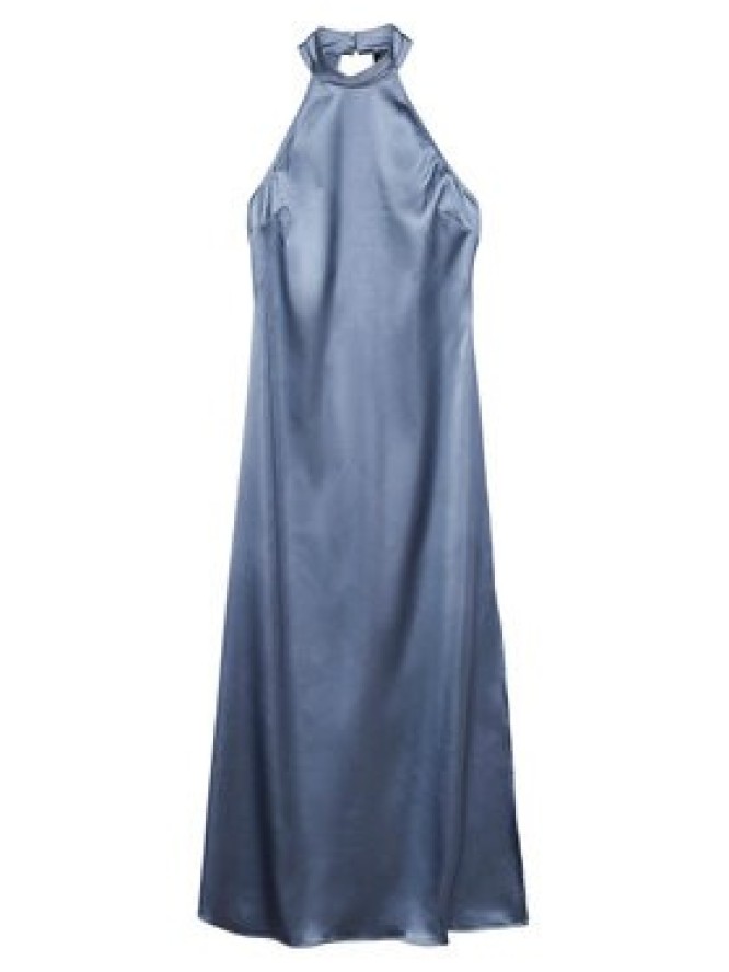 Vero Moda Sukienka wieczorowa Sally 10333766 Niebieski Regular Fit