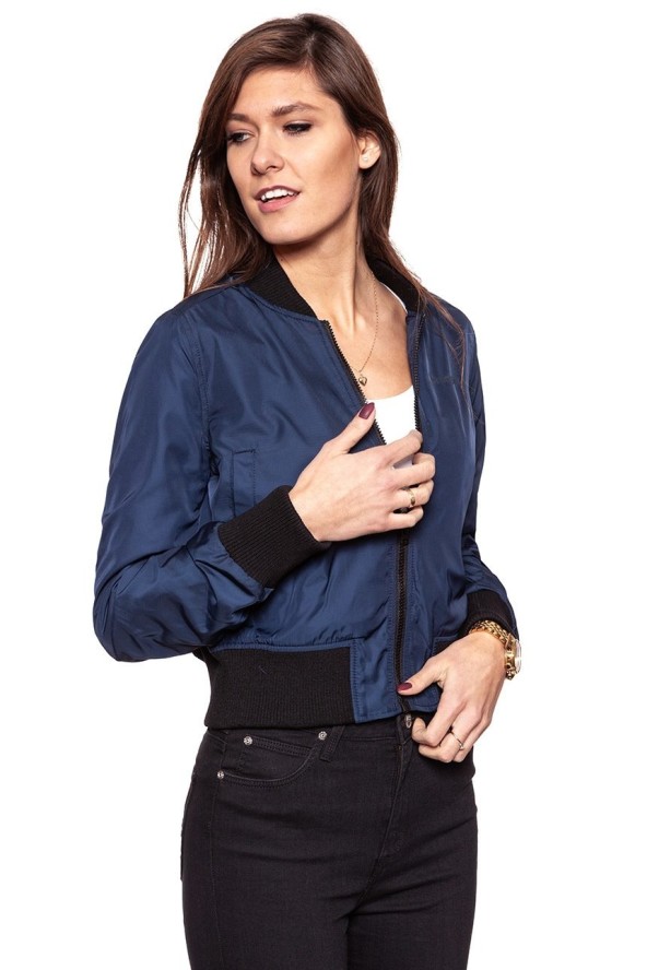 DAMSKA KURTKA PRZEJŚCIOWA WRANGLER BOMBER NAVY W4121XC35 112128752