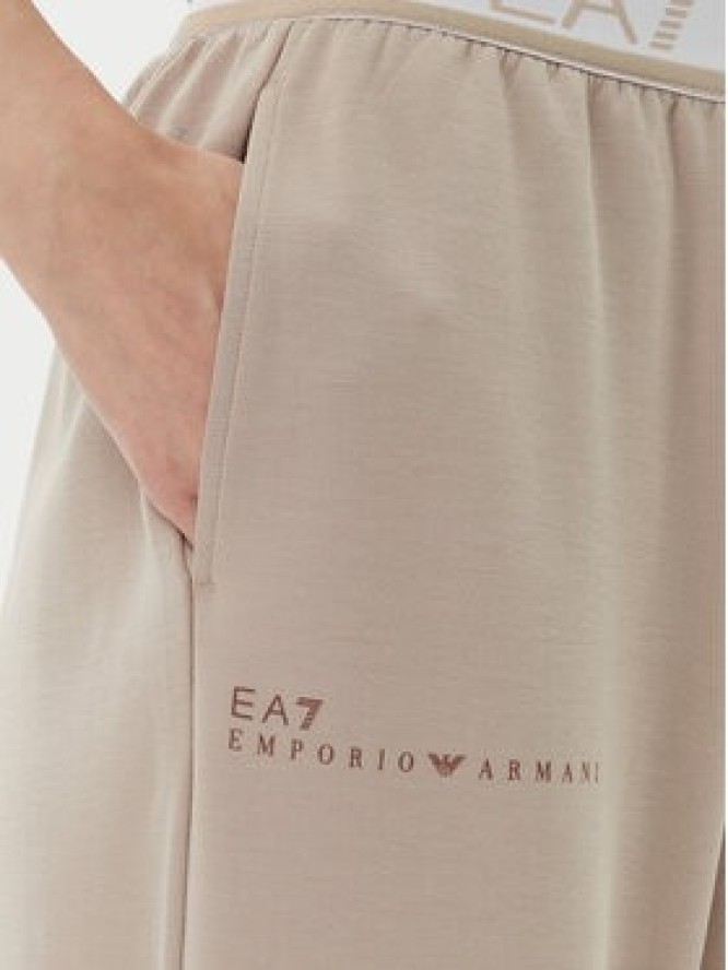 EA7 Emporio Armani Spodnie dresowe 7W000281 AF12501 U6155 Czarny Regular Fit