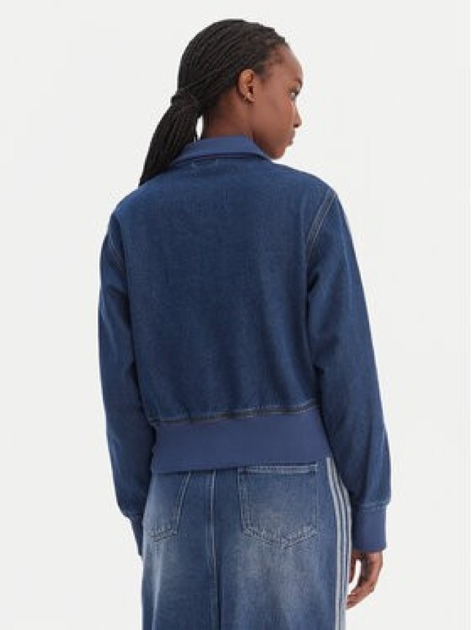 adidas Kurtka jeansowa Firebird KD2913 Niebieski Regular Fit