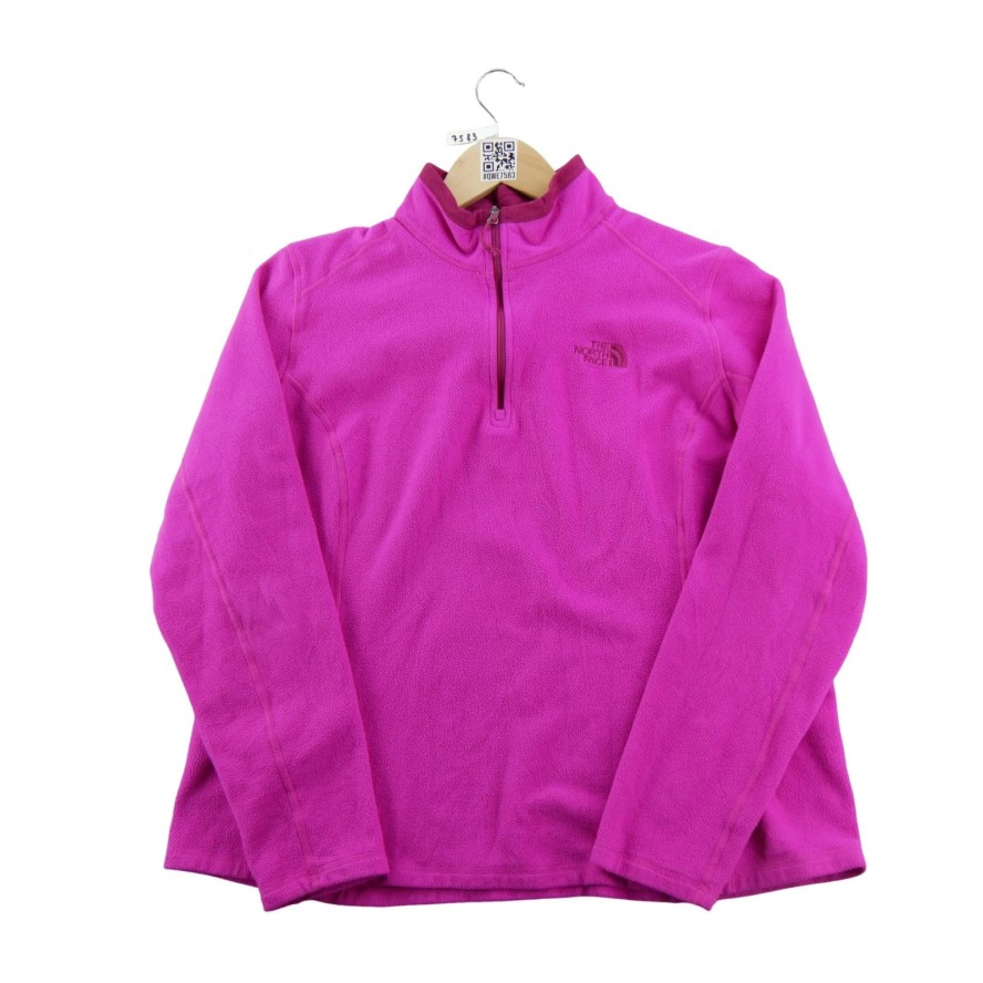 Second life - Polar damski 1/4 Zip różowy - Jak nowy