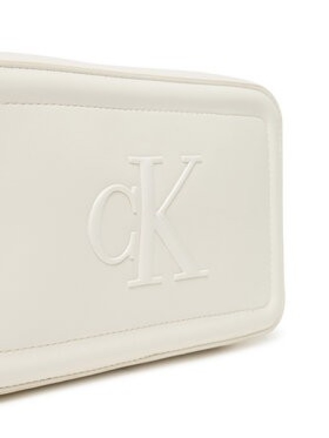 Calvin Klein Torebka Bold Ck Camera Bag LV04F3220G Biały