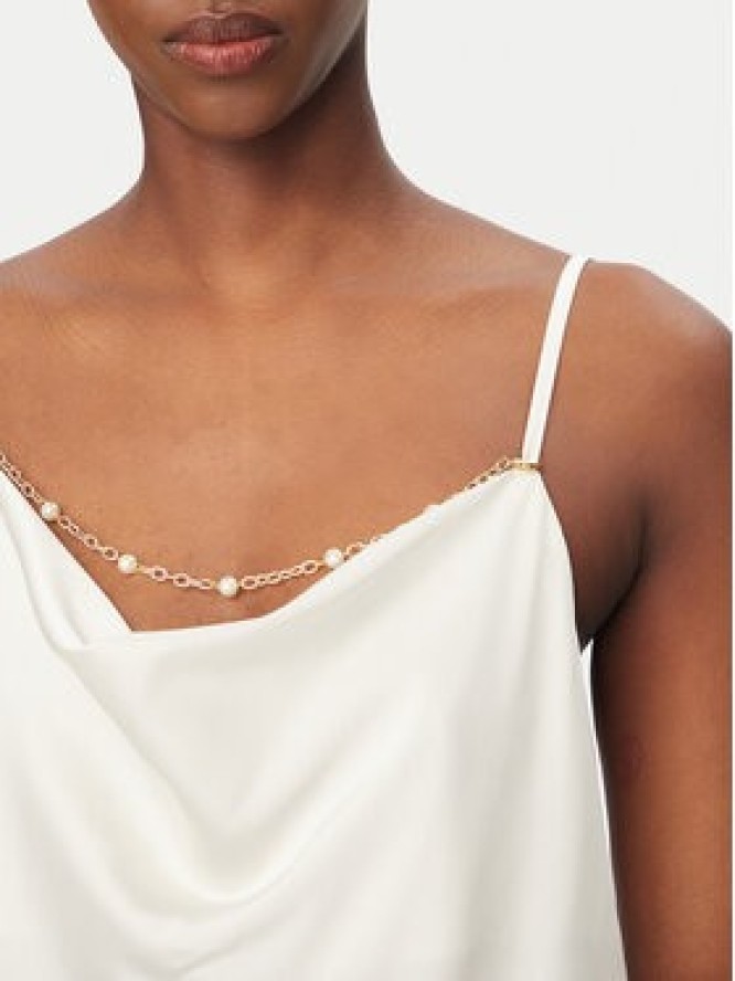 Rinascimento Top CFC0020268002 Biały Regular Fit