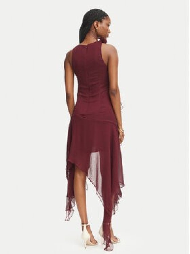 Bardot Sukienka koktajlowa Ivana 59046DB2 Bordowy Regular Fit