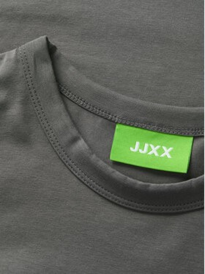 JJXX T-Shirt Gigi 12277657 Szary Stretch Fit