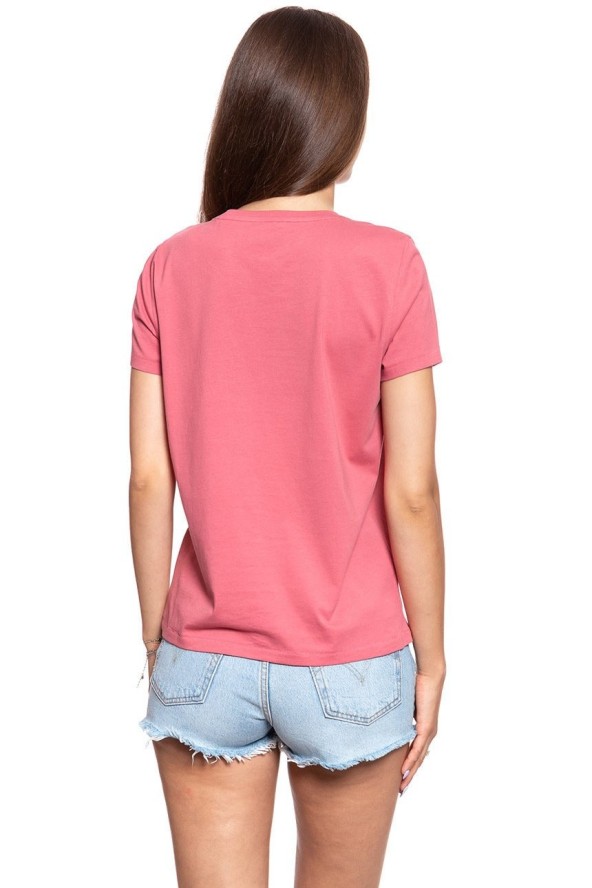 MUSTANG T SHIRT DAMSKI Alina C Print Slate Rose 1009403 8271