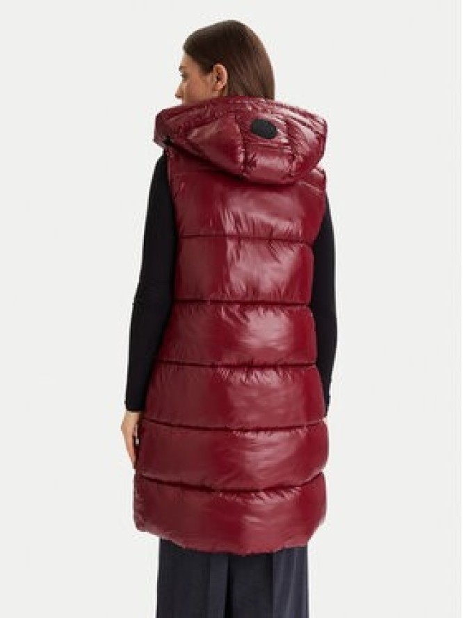 Save The Duck Bezrękawnik D80302W LOVE21 Bordowy Regular Fit