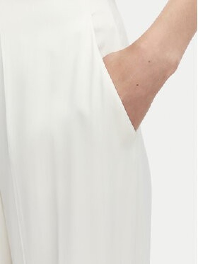 ACCESS FASHION Spodnie palazzo 63-5082-875 Kremowy Wide Leg