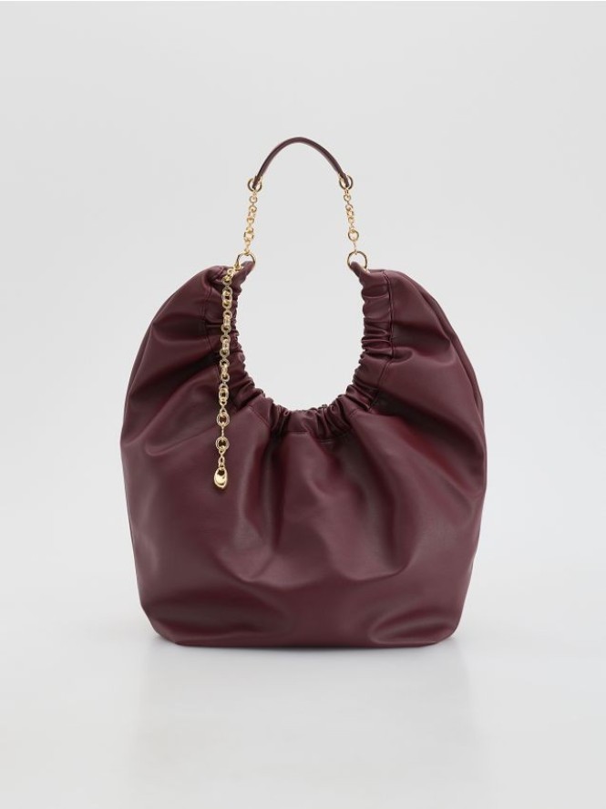 Torebka hobo - mahoniowy