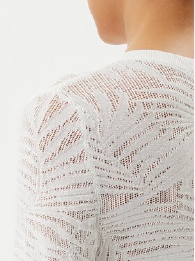 Morgan Sweter 251-MPALM Biały Regular Fit