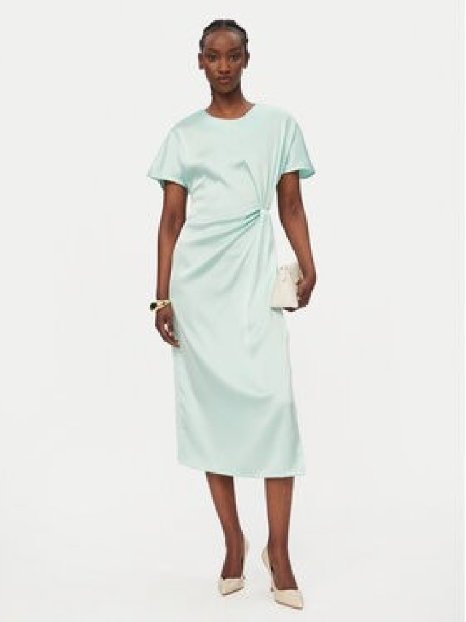 Rinascimento Sukienka koktajlowa CFC0127457003 Zielony Regular Fit