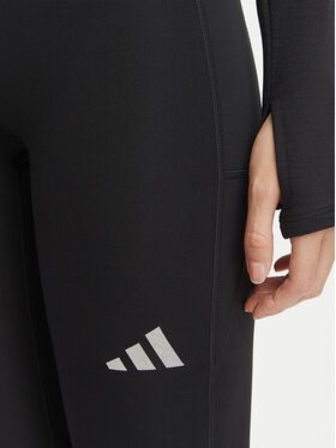 adidas Legginsy Run Essentials Winterized Full Length Leggings KH1789 Czarny Slim Fit