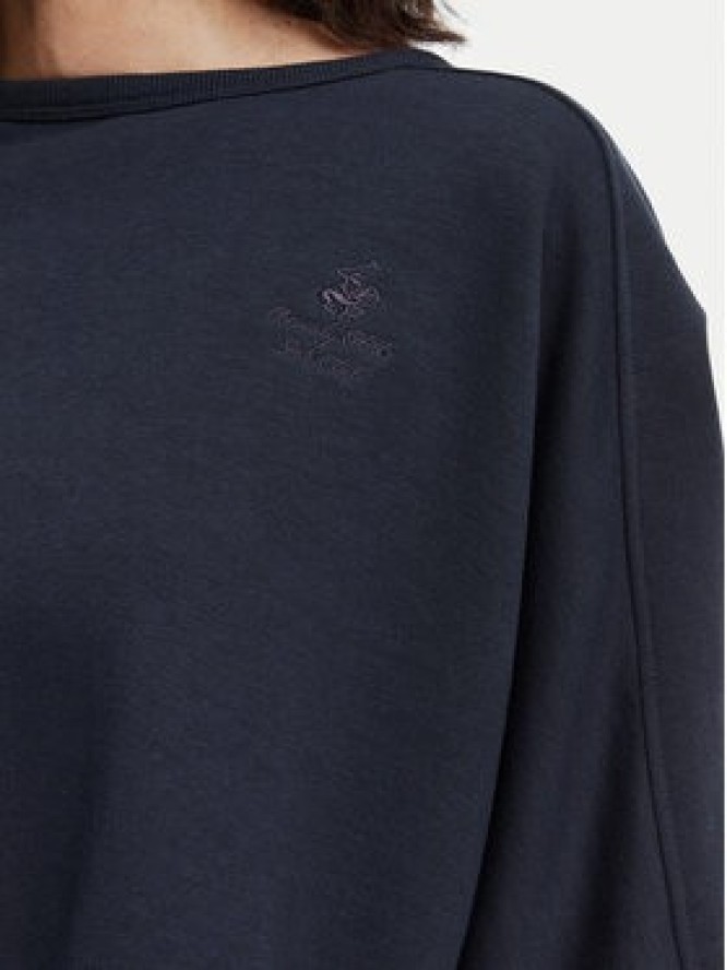 Beverly Hills Polo Club T-Shirt P-SS26W-TS0081 Granatowy Oversize