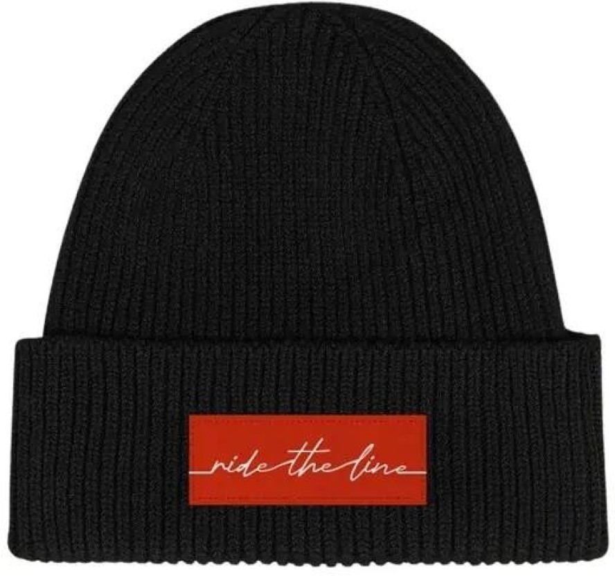 Odzież Beanies unisex SkatePro RIDE THE LINE Czapka Beanie - Czarny