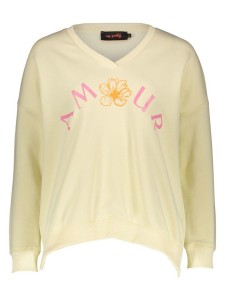 miss goodlife Bluza "Amour" w kolorze jasnożółtym rozmiar: S