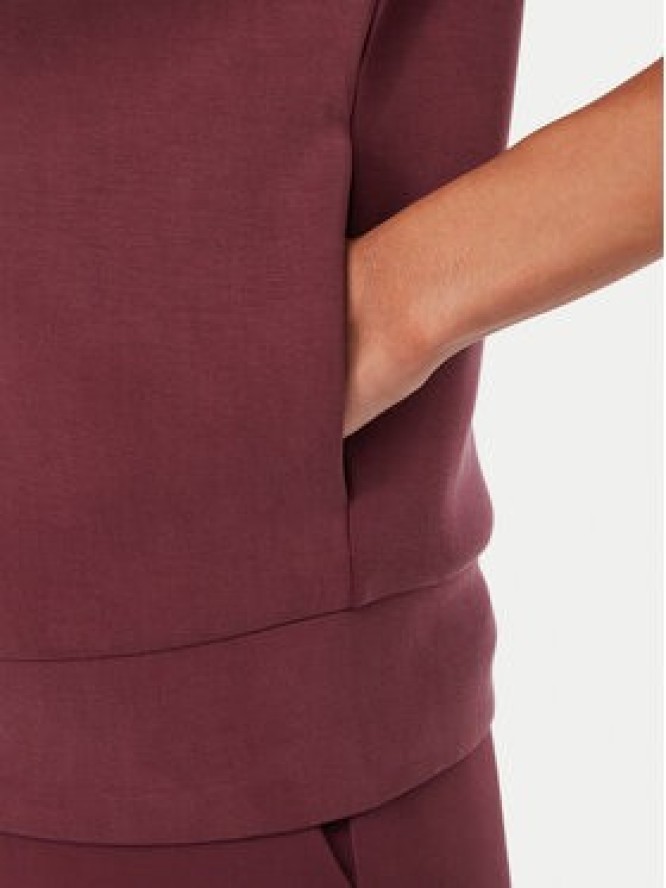 Guess Bluza V4YQ06 KCAY2 Bordowy Regular Fit