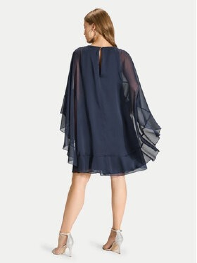 Swing Sukienka koktajlowa 5AJ09800 Granatowy Regular Fit