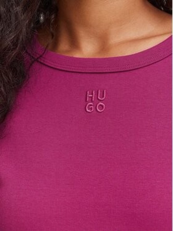 HUGO T-Shirt Deloris 50512002 Różowy Regular Fit