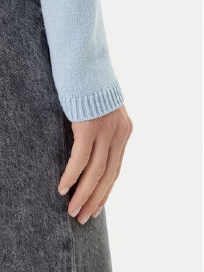 HUGO Sweter Sblog_B 50543054 Błękitny Slim Fit