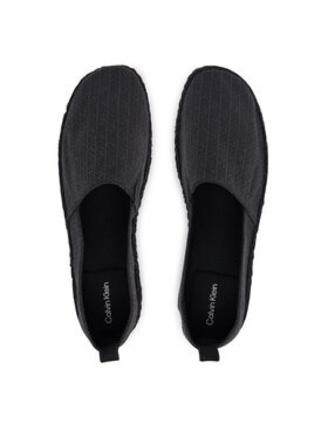 Calvin Klein Espadryle All Over CK HW0HW02933 Czarny
