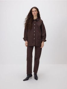 Jeansy straight fit - dark grey jeans