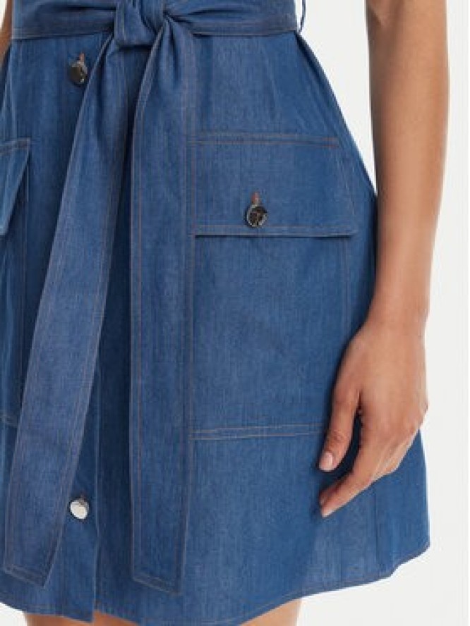 Liu Jo Sukienka jeansowa WA5509 D4695 Niebieski Regular Fit