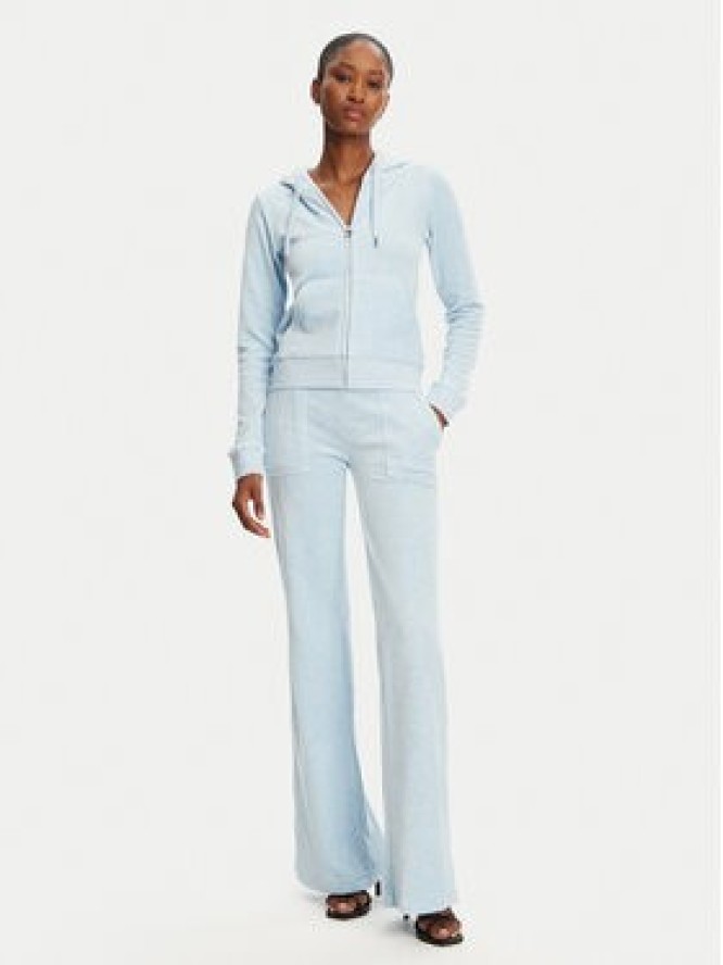 Juicy Couture Bluza Robertson JCAP176 Błękitny Slim Fit