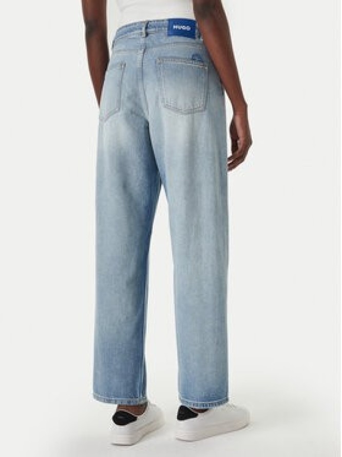 HUGO Jeansy 50561548 Niebieski Regular Fit