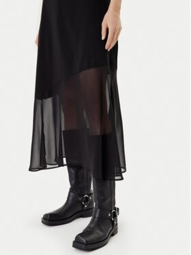 DKNY Sukienka codzienna P5GDFCNA Czarny Regular Fit