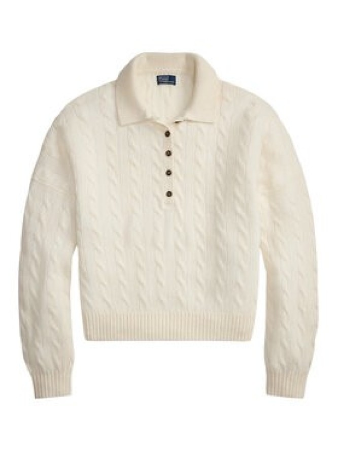 Polo Ralph Lauren Sweter 211B17767007 Biały Regular Fit