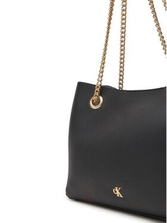 Calvin Klein Torebka Minimal Monogram Shoulder Bag Wi LV04F3205G Czarny