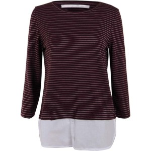 Koszulka turystyczna damska Tom Tailor Striped 2in1 Style